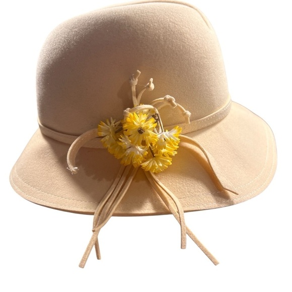 Vintage 60’s Mr. John Classic Wool Floppy Brim Hat main image 4